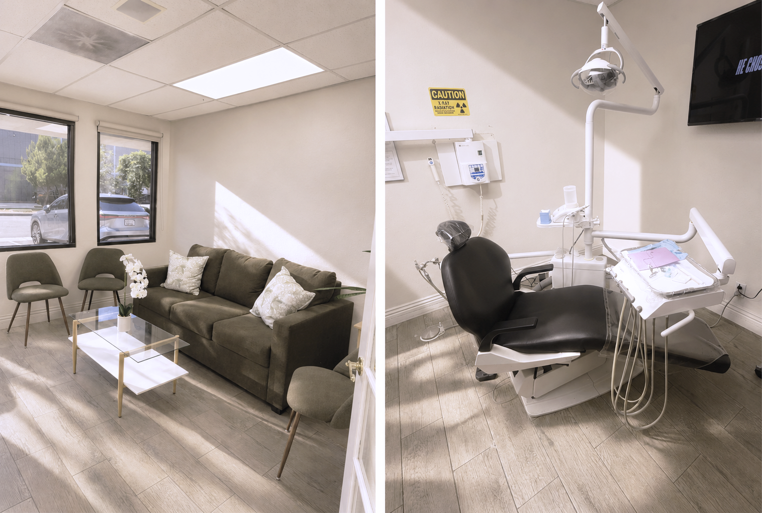 Bliss Dental office interior in Hacienda Heights California